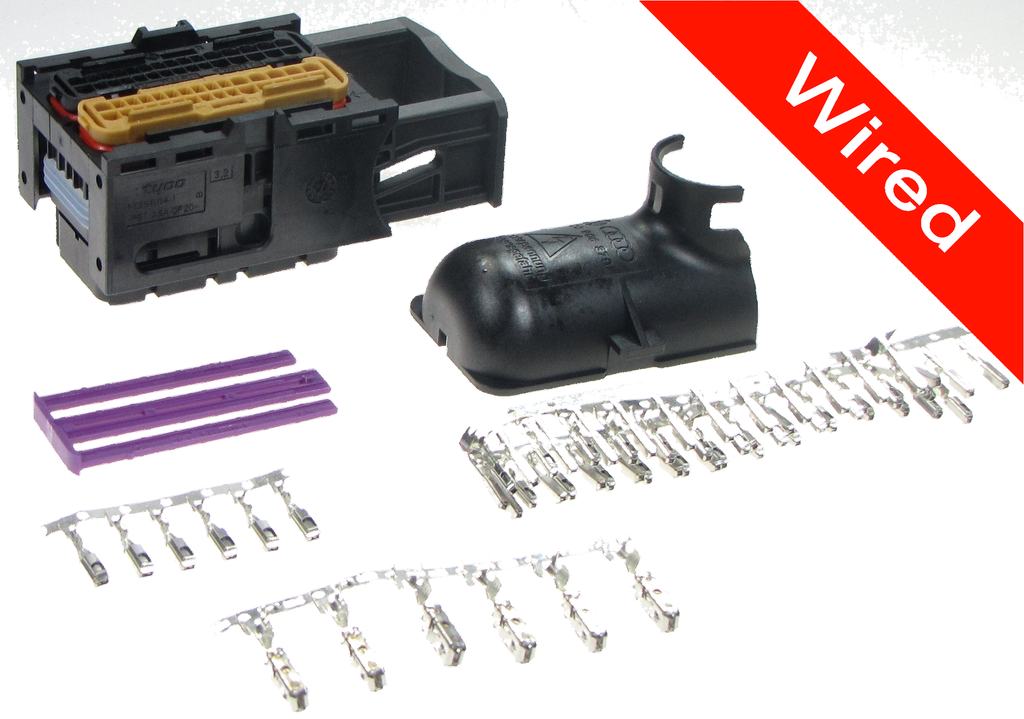 60 Pin Female connector with 10cm wires PRCW60-0001-B